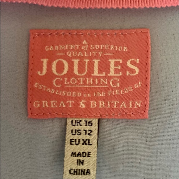 Gorgeous Joules Helena dress in sky blue floral print. Size 16. - Picture 3 of 4